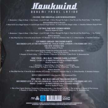 3CD/Box Set/2Blu-ray Hawkwind: Doremi Fasol Latido LTD | DLX 641038