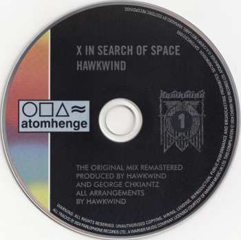 2CD/Blu-ray Hawkwind: X In Search Of Space DLX | LTD 624277