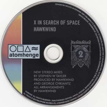 2CD/Blu-ray Hawkwind: X In Search Of Space DLX | LTD 624277