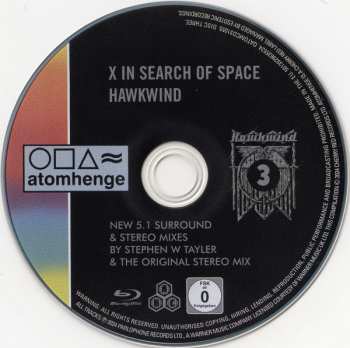 2CD/Blu-ray Hawkwind: X In Search Of Space DLX | LTD 624277