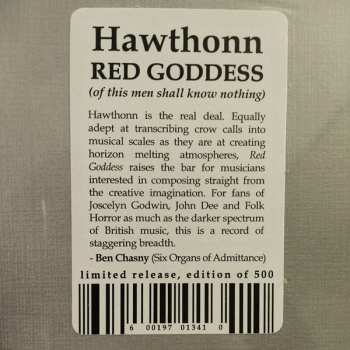 LP Hawthonn: Red Goddess (Of This Men Shall Know Nothing) LTD 570406