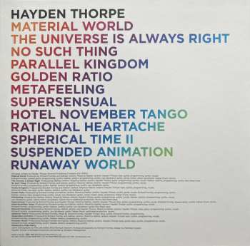 LP Hayden Norman Thorpe: Moondust For My Diamond LTD 131240