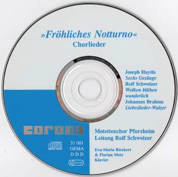 CD Johannes Brahms: Fröhliches Notturno 658959