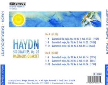 2CD Joseph Haydn: Six Quartets, Op. 20 448988