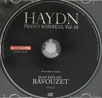 CD Joseph Haydn: Piano Sonatas, Vol. 10 592578