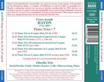 CD Joseph Haydn: Piano Trios • 7 442129