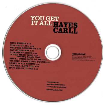 CD Hayes Carll: You Get It All 582059