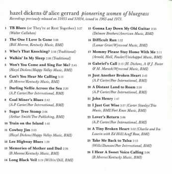 CD Hazel Dickens And Alice Gerrard: Pioneering Women Of Bluegrass 411682