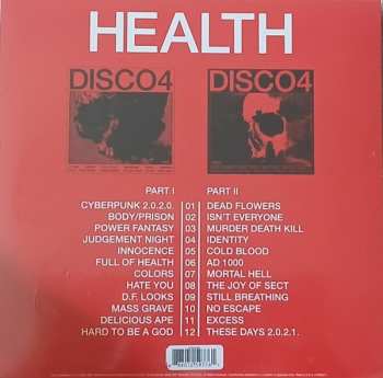 2LP HEALTH: DISCO4 Generations 597033