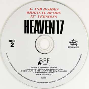 2CD Heaven 17: Penthouse And Pavement DLX 598521