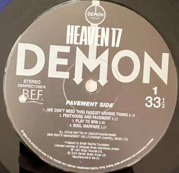 LP Heaven 17: Penthouse And Pavement 600951