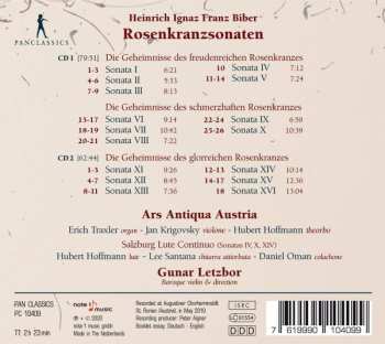 2CD Heinrich Ignaz Franz Biber: Rosenkranzsonaten 561552