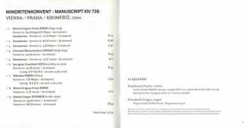 CD Heinrich Ignaz Franz Biber: Minoritenkonvent ― Manuscript XIV 726 DIGI 601043