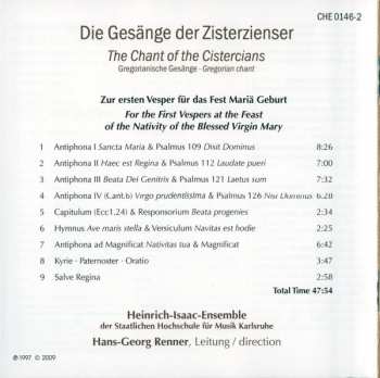 CD Heinrich-Isaac-Ensemble: Die Gesänge der Zisterzienser 281306