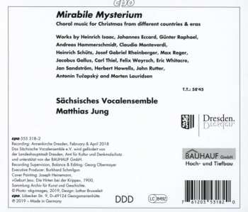 CD Claudio Monteverdi: Mirabile Mysterium 599805