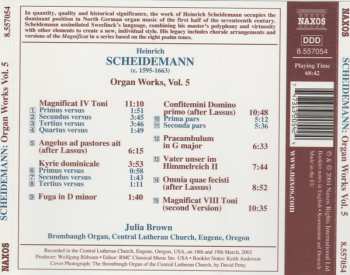 CD Heinrich Scheidemann: Organ Works Vol. 5 456635