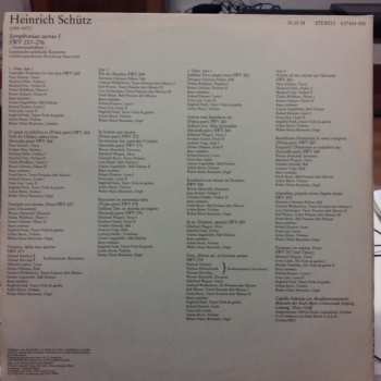 2LP Heinrich Schütz: Symphoniae Sacrae I SWV 257-276 560455