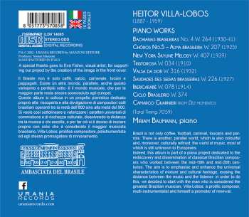 CD Heitor Villa-Lobos: Piano Works  555962