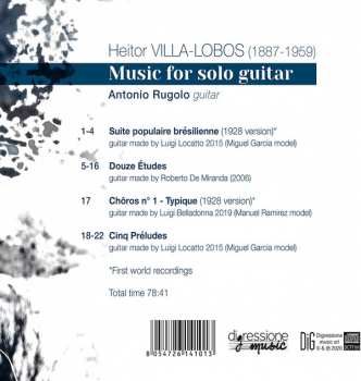 CD Heitor Villa-Lobos:  Music For Solo Guitar 355020