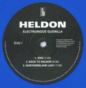 LP Heldon: Electronique Guerilla CLR | LTD | NUM 570990