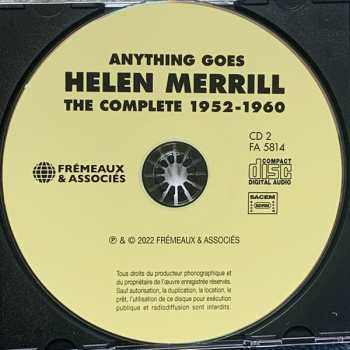 4CD/Box Set Helen Merrill: Anything Goes (The Complete 1952-1960) 573757