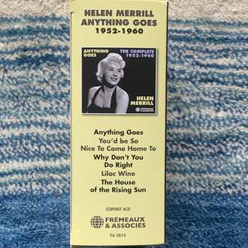 4CD/Box Set Helen Merrill: Anything Goes (The Complete 1952-1960) 573757