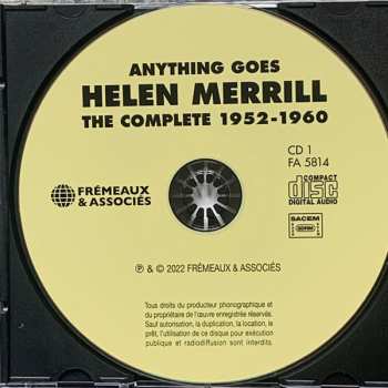 4CD/Box Set Helen Merrill: Anything Goes (The Complete 1952-1960) 573757