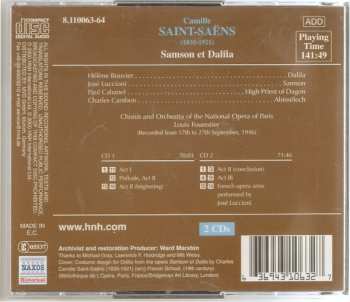 2CD Hélène Bouvier: Saint-Saëns: Samson Et Dalila & French Opera Arias 185752