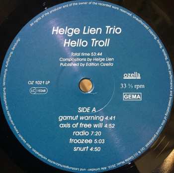 LP Helge Lien Trio: Hello Troll 77279