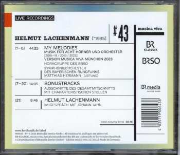 CD Helmut Lachenmann: My Melodies 627975