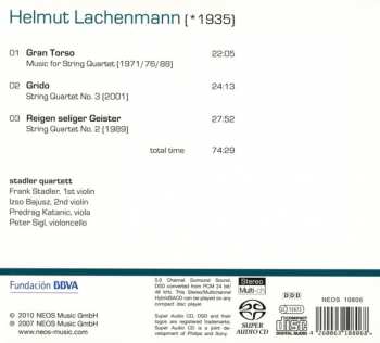 SACD Helmut Lachenmann: String Quartets 118408