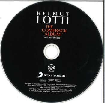 CD Helmut Lotti: The Comeback Album -Live In Concert- 555607