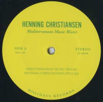 LP Henning Christiansen: Mediterranean Music-Water 561839