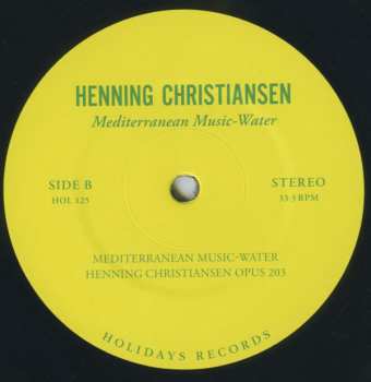 LP Henning Christiansen: Mediterranean Music-Water 561839