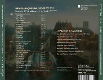 2CD Henri-Jacques de Croes: VI Concerti For Violin 575406