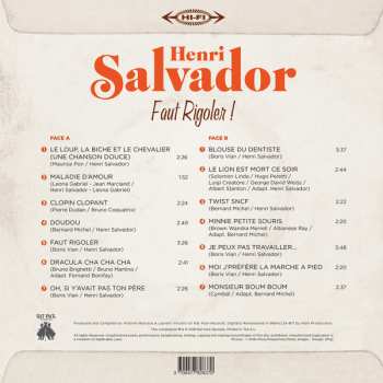 LP Henri Salvador: Faut Rigoler !  647909