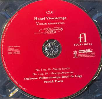 3CD/Box Set Henri Vieuxtemps: Complete Violin Concertos 648808