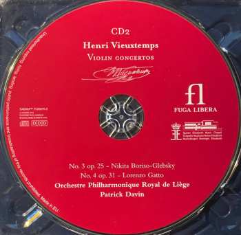 3CD/Box Set Henri Vieuxtemps: Complete Violin Concertos 648808