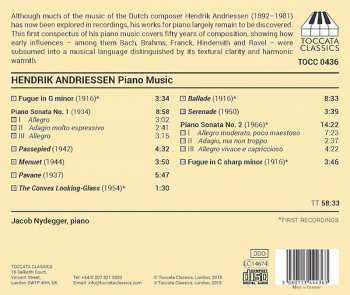 CD Henrik Andriessen: Piano Music 194542