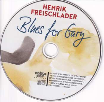 CD Henrik Freischlader: Blues For Gary DIGI 496593