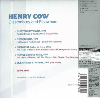 CD Henry Cow: Glastonbury And Elsewhere 651565