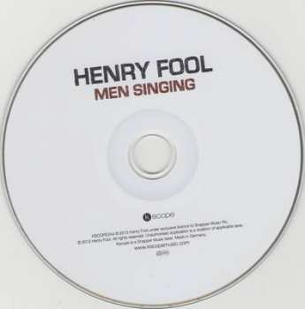 CD Henry Fool: Men Singing LTD 23304