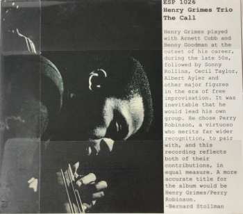 CD Henry Grimes Trio: The Call 627482