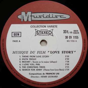 LP Henry Léonard: Love Story - Music Of The Movie 626891