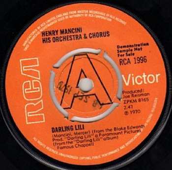 Album Henry Mancini And His Orchestra And Chorus: Darling Lili