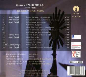 CD Henry Purcell: Close Thine Eyes DIGI 318512