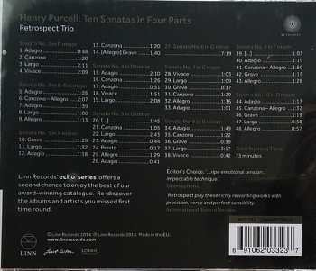 CD Henry Purcell: Ten Sonatas In Four Parts 306314