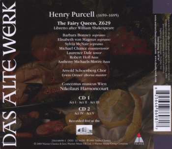 2CD Nikolaus Harnoncourt: The Fairy Queen 649314