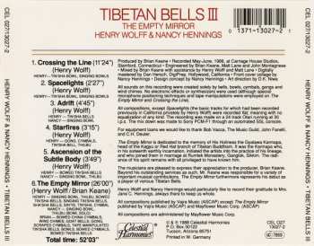 CD Henry Wolff & Nancy Hennings: Tibetan Bells III (The Empty Mirror) 550328