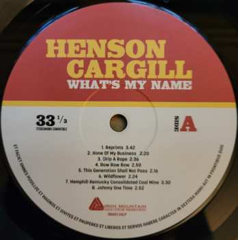 LP Henson Cargill: What's My Name LTD 577987